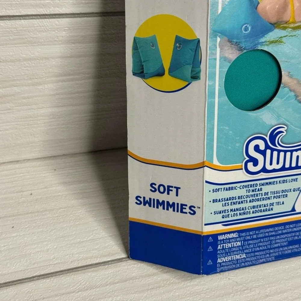 SwimWays Soft‎ Swimmies Kids Arm Floats Learn to Swim Aid NIB